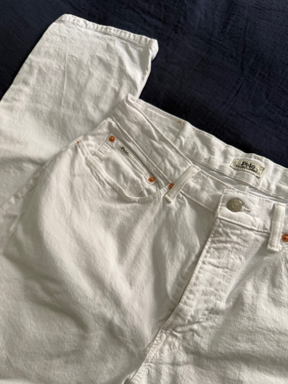 Polo Ralph Lauren Men's Hampton Straight Stitch Jean - White 34x30